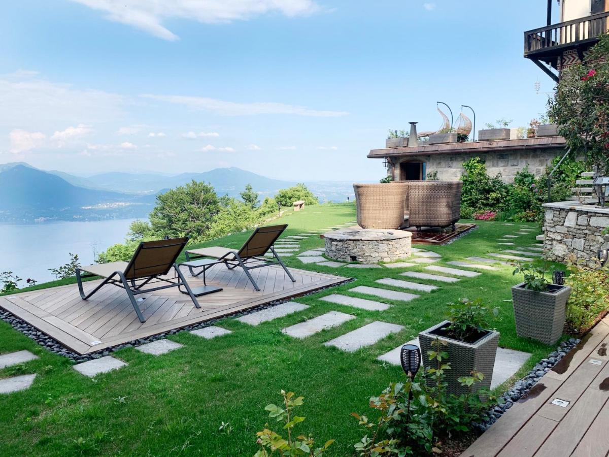 Private Luxury Spa & Silence Retreat With Spectacular View Over The Lake Maggiore Stresa Luaran gambar