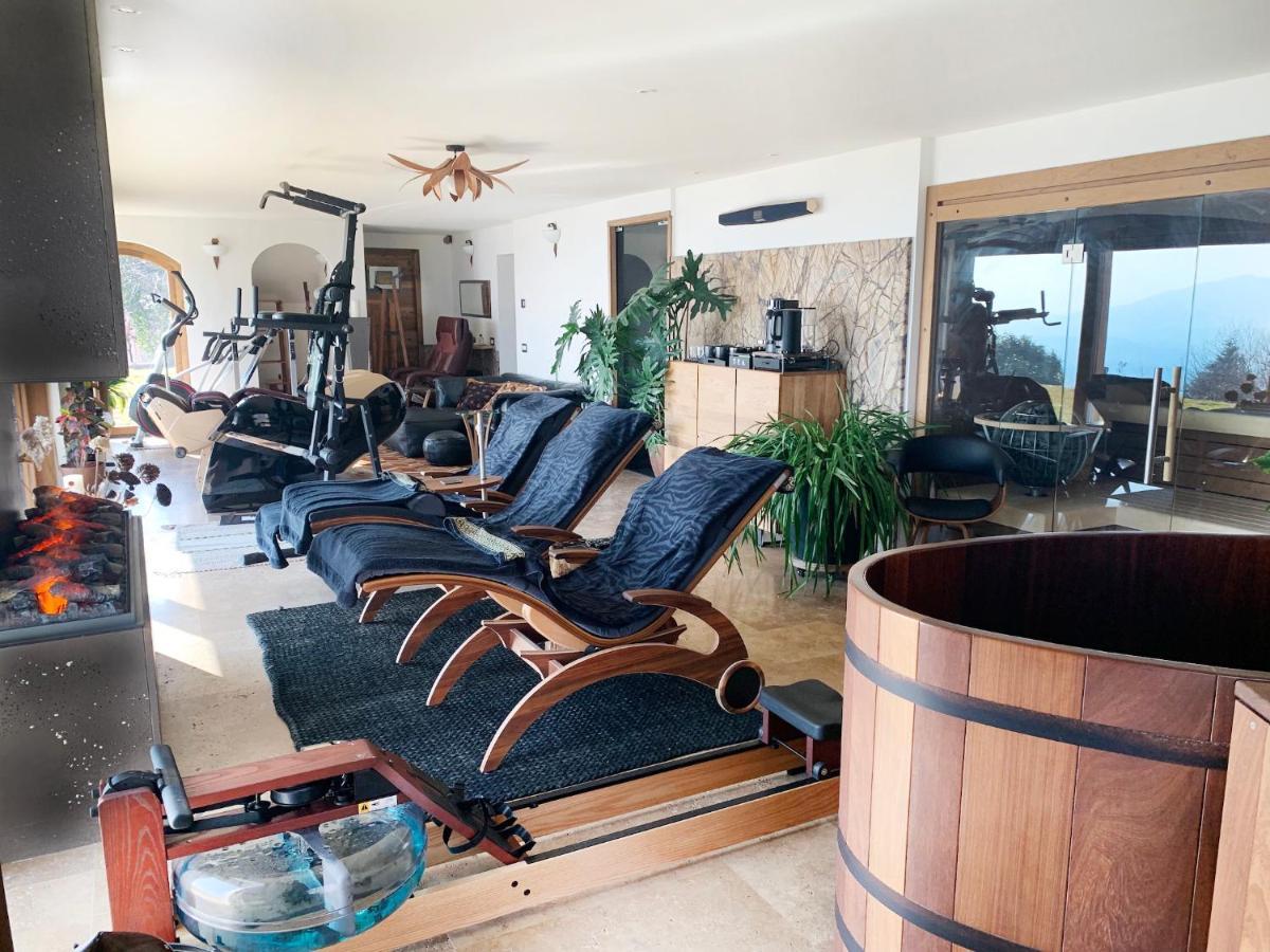 Private Luxury Spa & Silence Retreat With Spectacular View Over The Lake Maggiore Stresa Luaran gambar