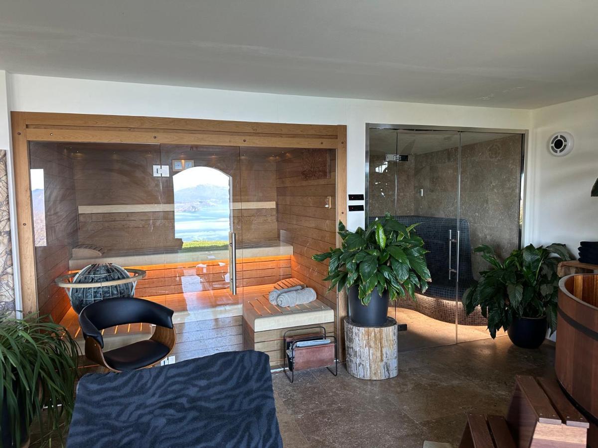 Private Luxury Spa & Silence Retreat With Spectacular View Over The Lake Maggiore Stresa Luaran gambar