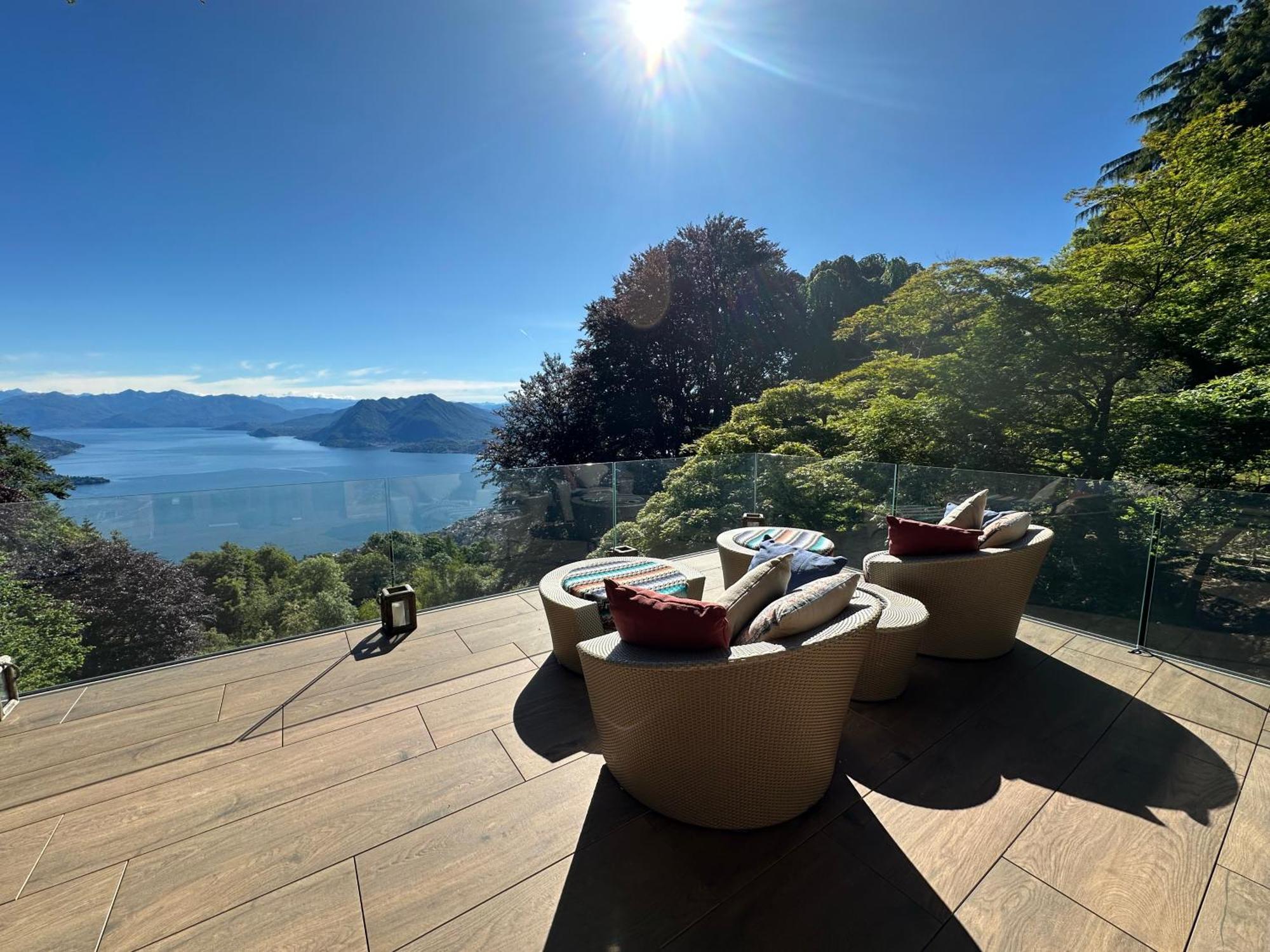 Private Luxury Spa & Silence Retreat With Spectacular View Over The Lake Maggiore Stresa Luaran gambar