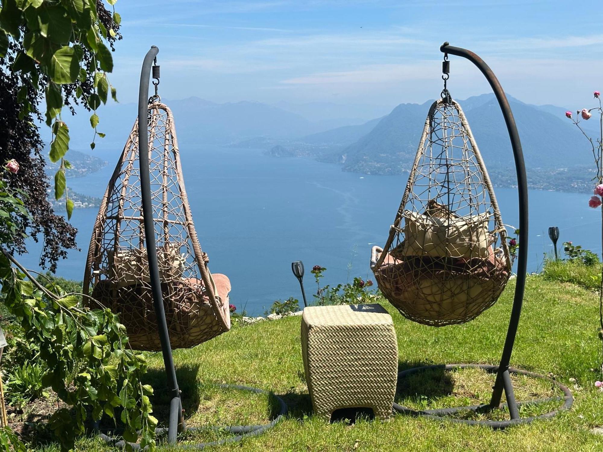Private Luxury Spa & Silence Retreat With Spectacular View Over The Lake Maggiore Stresa Luaran gambar