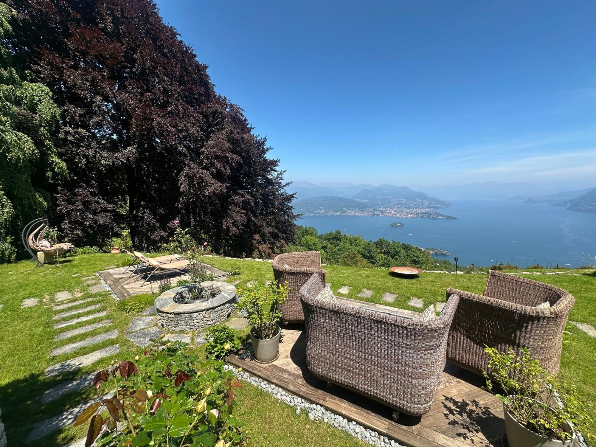Private Luxury Spa & Silence Retreat With Spectacular View Over The Lake Maggiore Stresa Luaran gambar