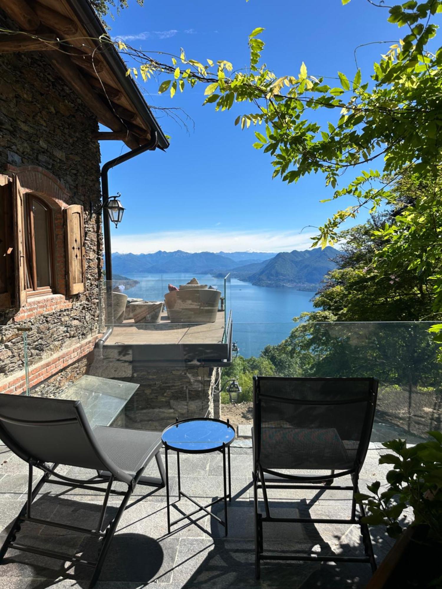 Private Luxury Spa & Silence Retreat With Spectacular View Over The Lake Maggiore Stresa Luaran gambar