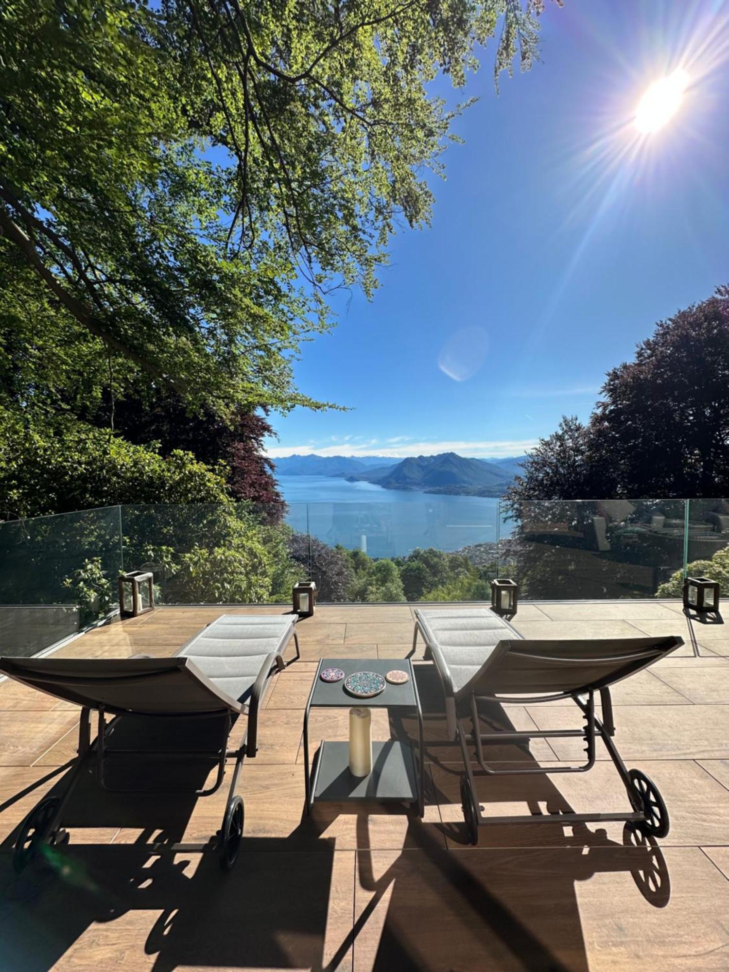 Private Luxury Spa & Silence Retreat With Spectacular View Over The Lake Maggiore Stresa Luaran gambar