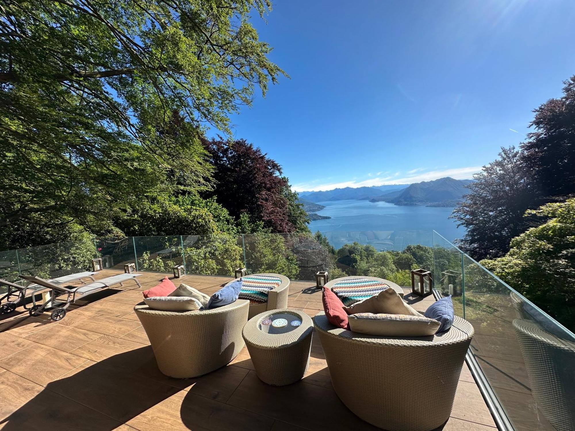 Private Luxury Spa & Silence Retreat With Spectacular View Over The Lake Maggiore Stresa Luaran gambar